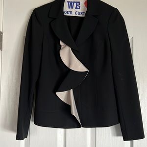 Not so basic black lightweight suit jacket